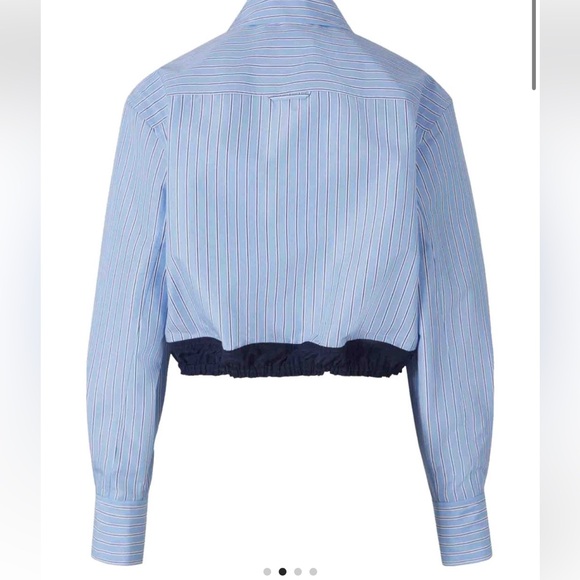 SIMKHAI Adryck Long-Sleeve Drawstring Shirt - Picture 3 of 7